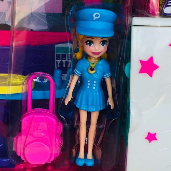 Polly Pocket Flying Fabulous Jet with 3-inch Doll & Accessories New in Box - Picture 11 of 14